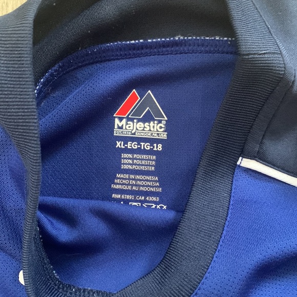 Majestic- US XL Toronto Bluejays licensed Tank top blue - Picture 3 of 5